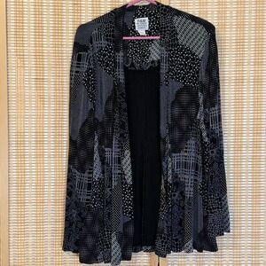 R&M Richards By Karen Kwong Womens 22W Jacket Evening Party Vintage Y2K Office